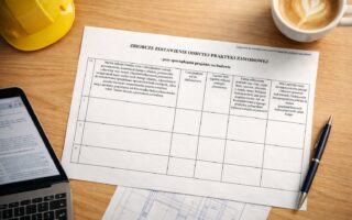 wypełniony wzór zbiorczego zestawienia praktyki zawodowe