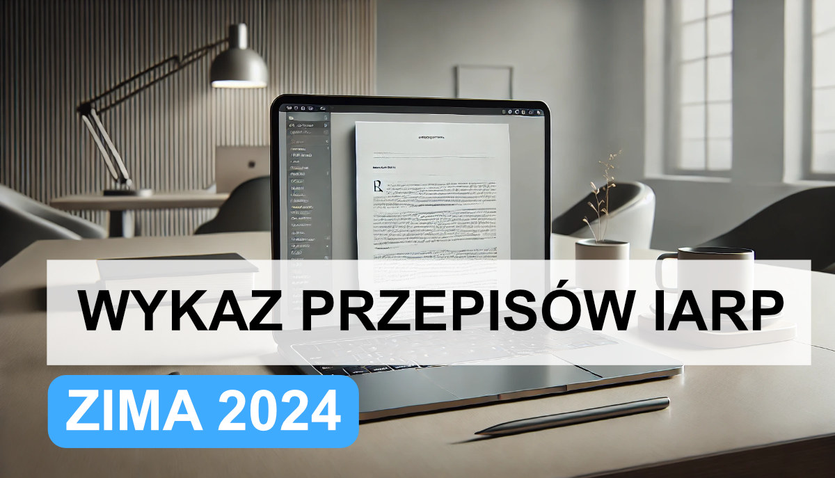 wykaz przepisów na uprawnienia architektoniczne zima 2024