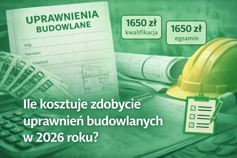 koszty zdobycia uprawnień budowlanych w 2026 roku