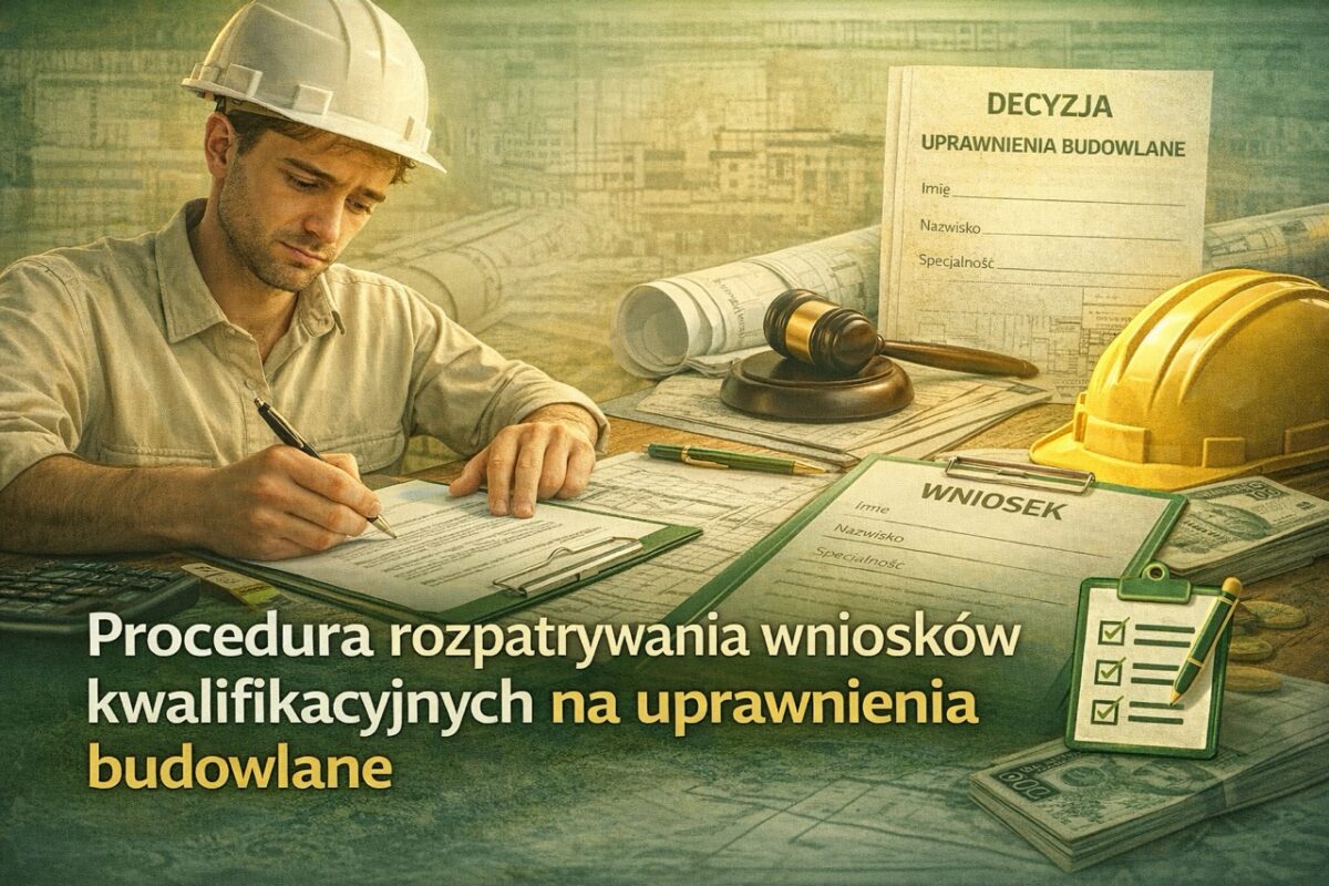 procedura rozpatrywania wniosków kwalifikacyjnych na uprawnienia budowlane Duży