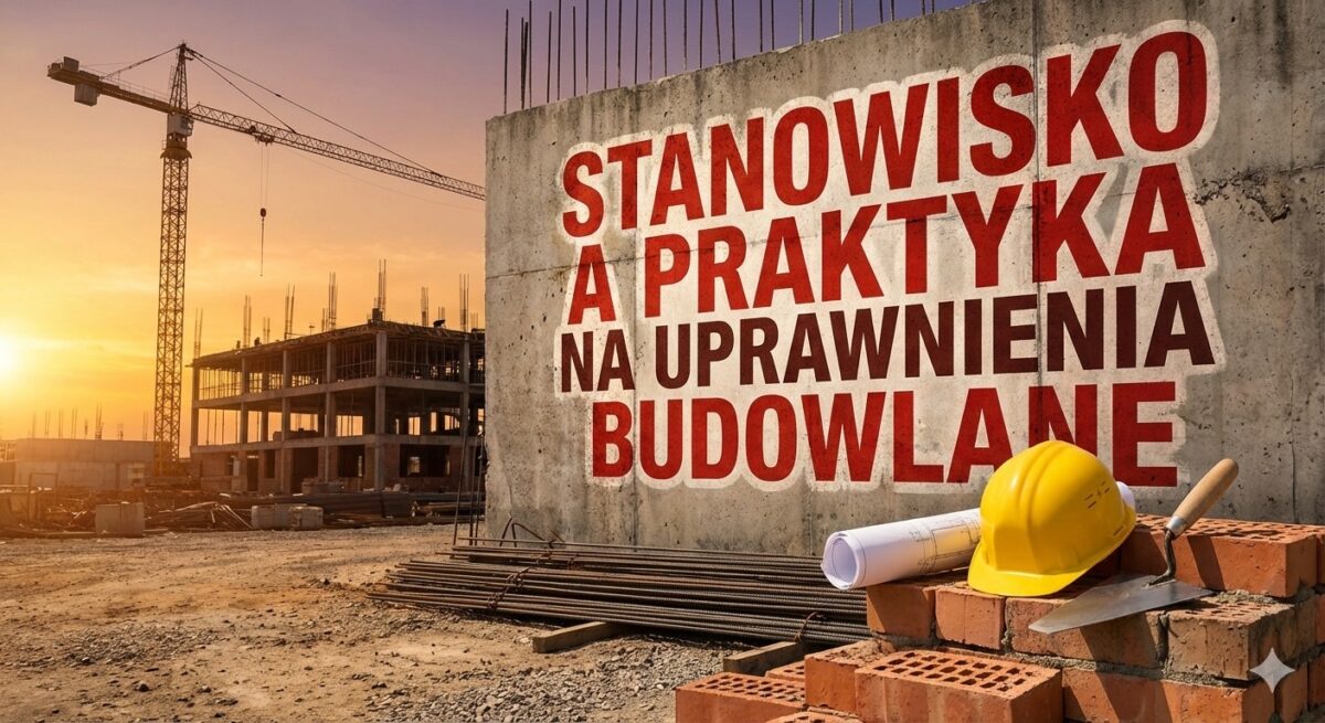 stanowisko a praktyka na uprawnienia budowlane