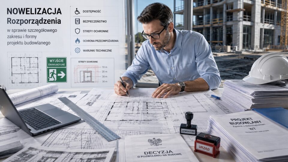 Nowelizacja rozporządzenia w sprawie szczegółowego zakresu i formy projektu budowlanego 2026.