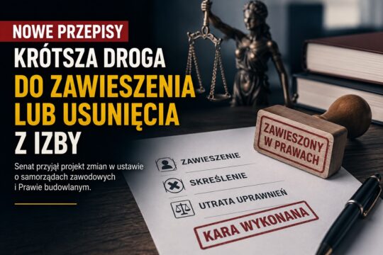 Krótsza droga do zawieszenia lub usunięcia z izby. Co zmieni projekt nowelizacji ustawy o samorządach zawodowych?